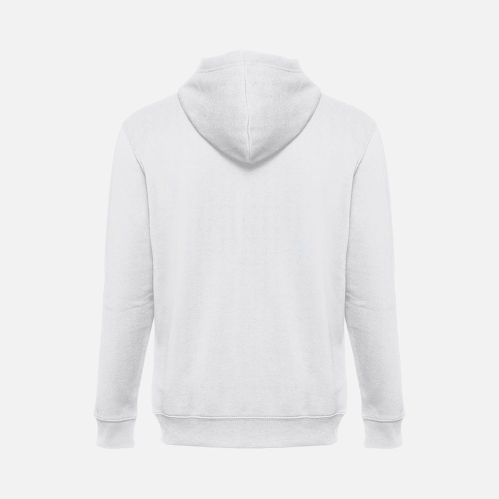 Толстовка мужская на молнии с капюшоном Amsterdam, белая / Миниатюра WWW (1000)