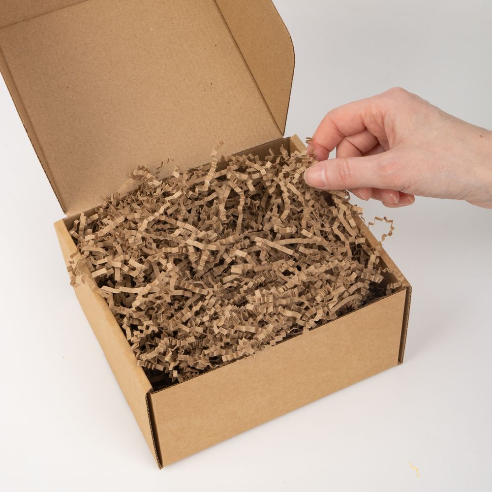 Бумажный наполнитель Chip, крафт / Миниатюра WWW (1000)