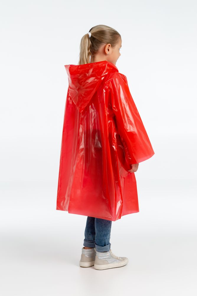 Дождевик-плащ детский BrightWay Kids, красный / Миниатюра WWW (1000)