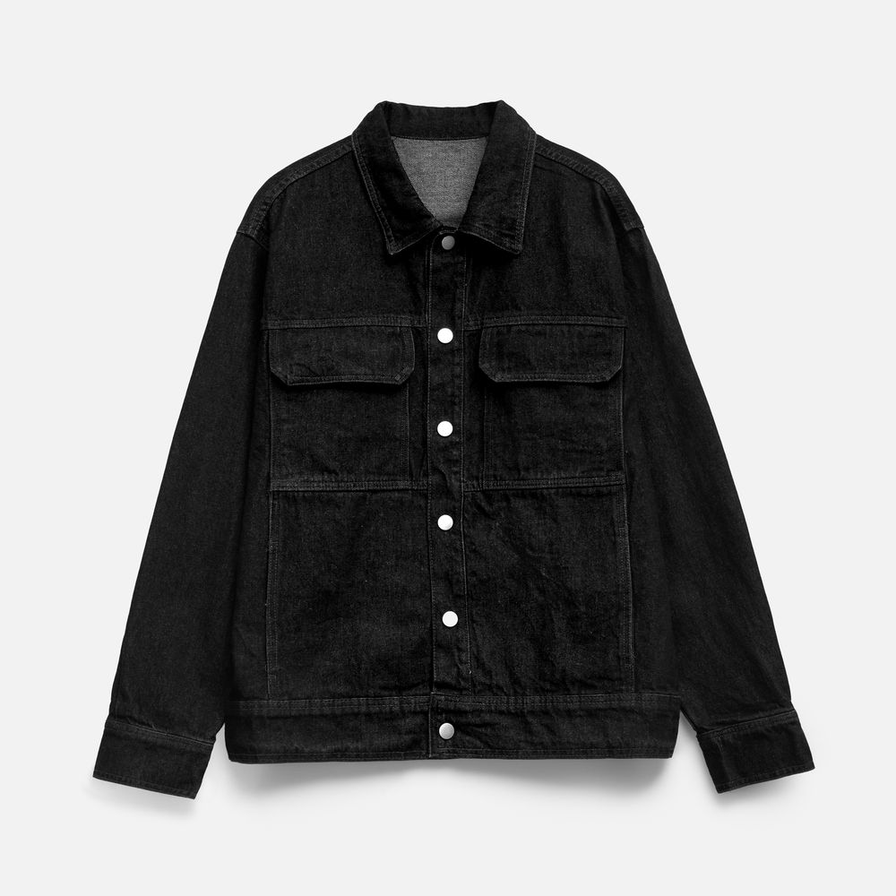 Куртка джинсовая O2, черная / Миниатюра WWW (1000)