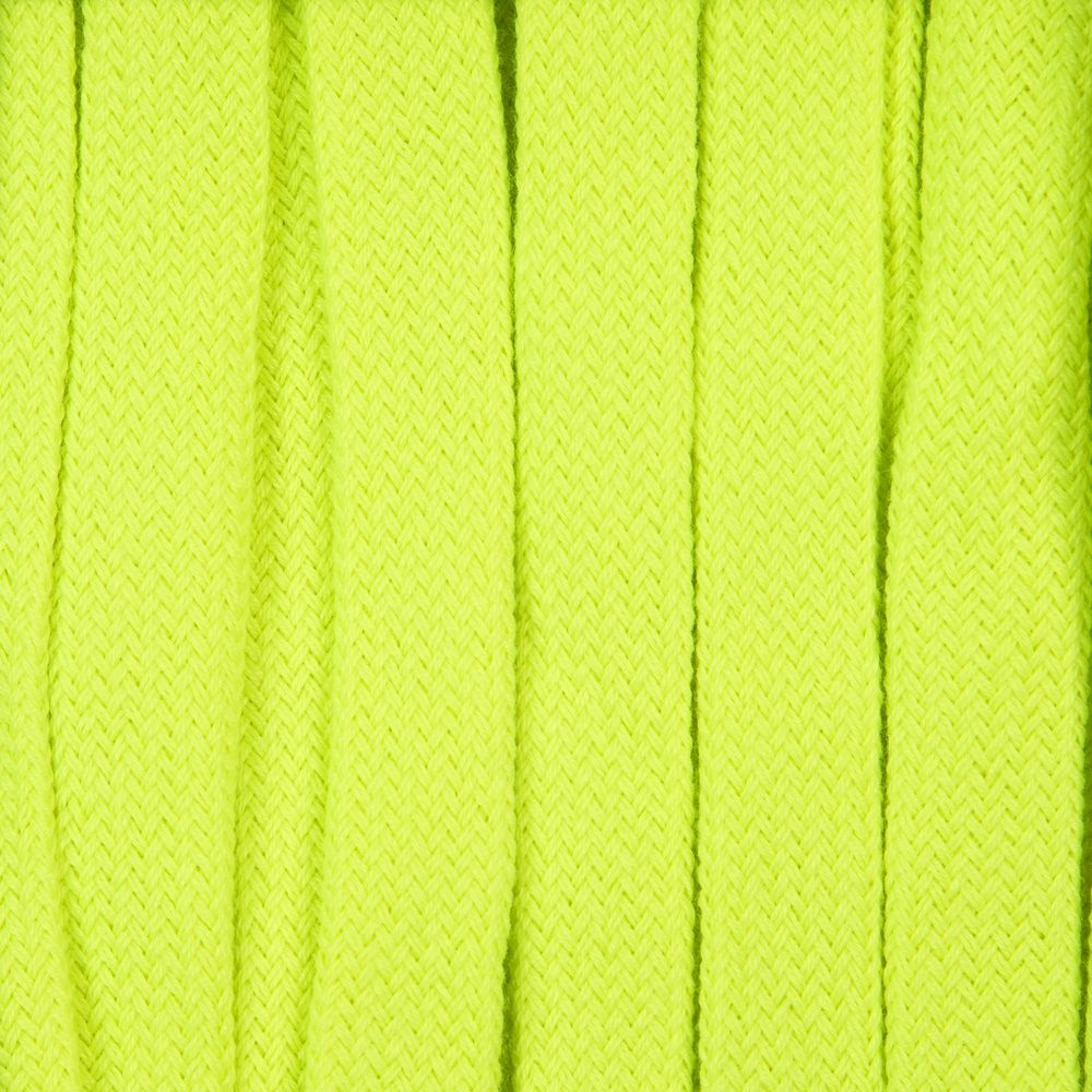 Плоский шнур Cord M, желтый неон, 80 см / Миниатюра WWW (1000)