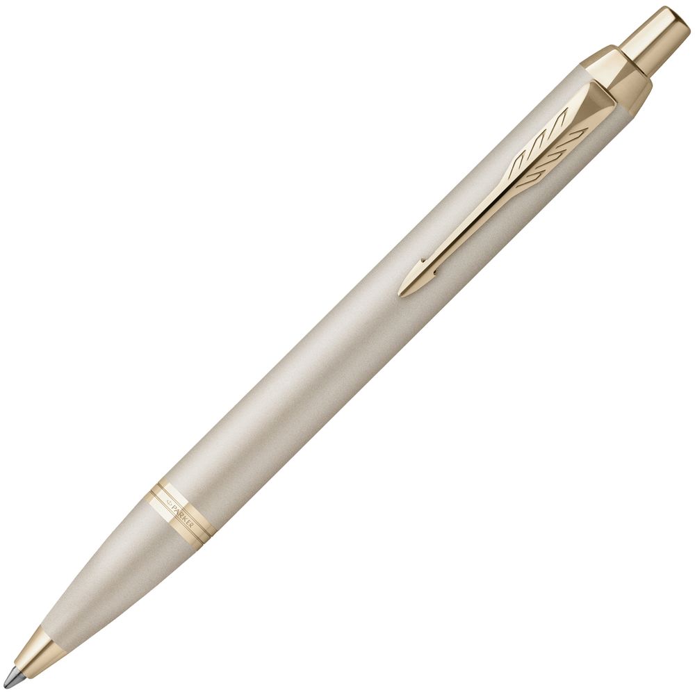 Ручка шариковая Parker IM Professionals Monochrome Champagne, золотистая / Миниатюра WWW (1000)