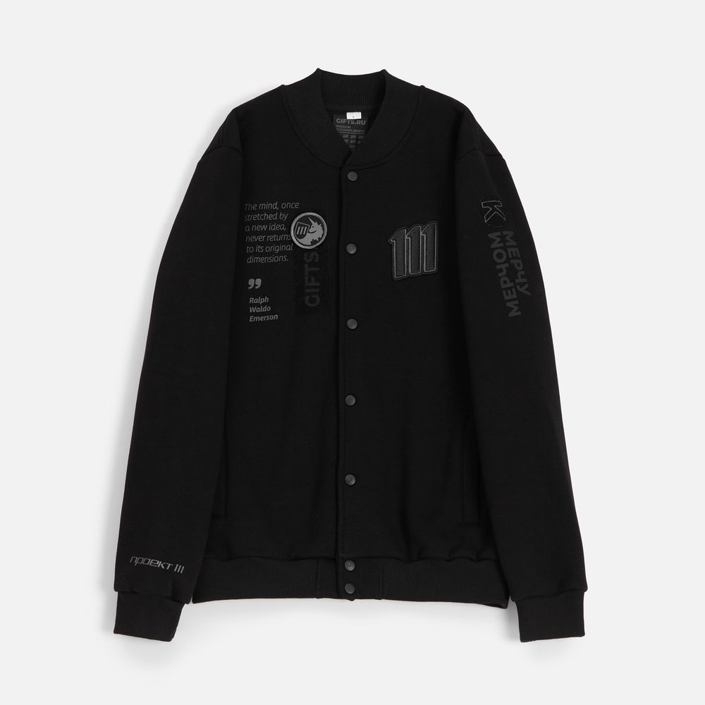 Шеврон из фетра Felt M, серый / Миниатюра нанесения (1000)