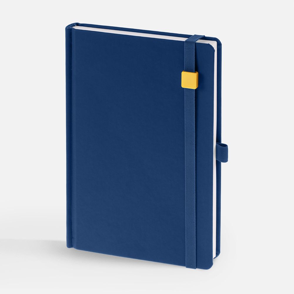 Ежедневник Favor Gold, недатированный, синий / Миниатюра WWW (1000)