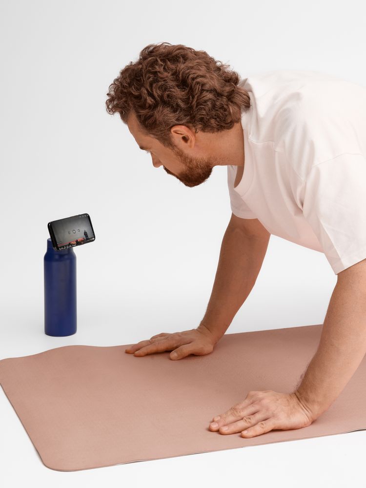 Термобутылка Magnus с магнитным держателем для телефона, синяя / Миниатюра WWW (1000)