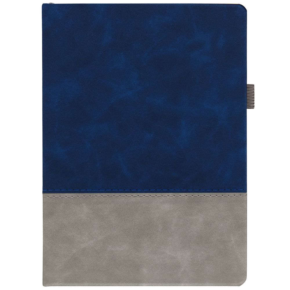 Ежедневник Horizon, недатированный, серый с синим / Миниатюра WWW (1000)