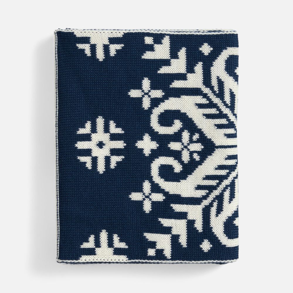 Шарф Wintertude L, синий с белым / Миниатюра WWW (1000)