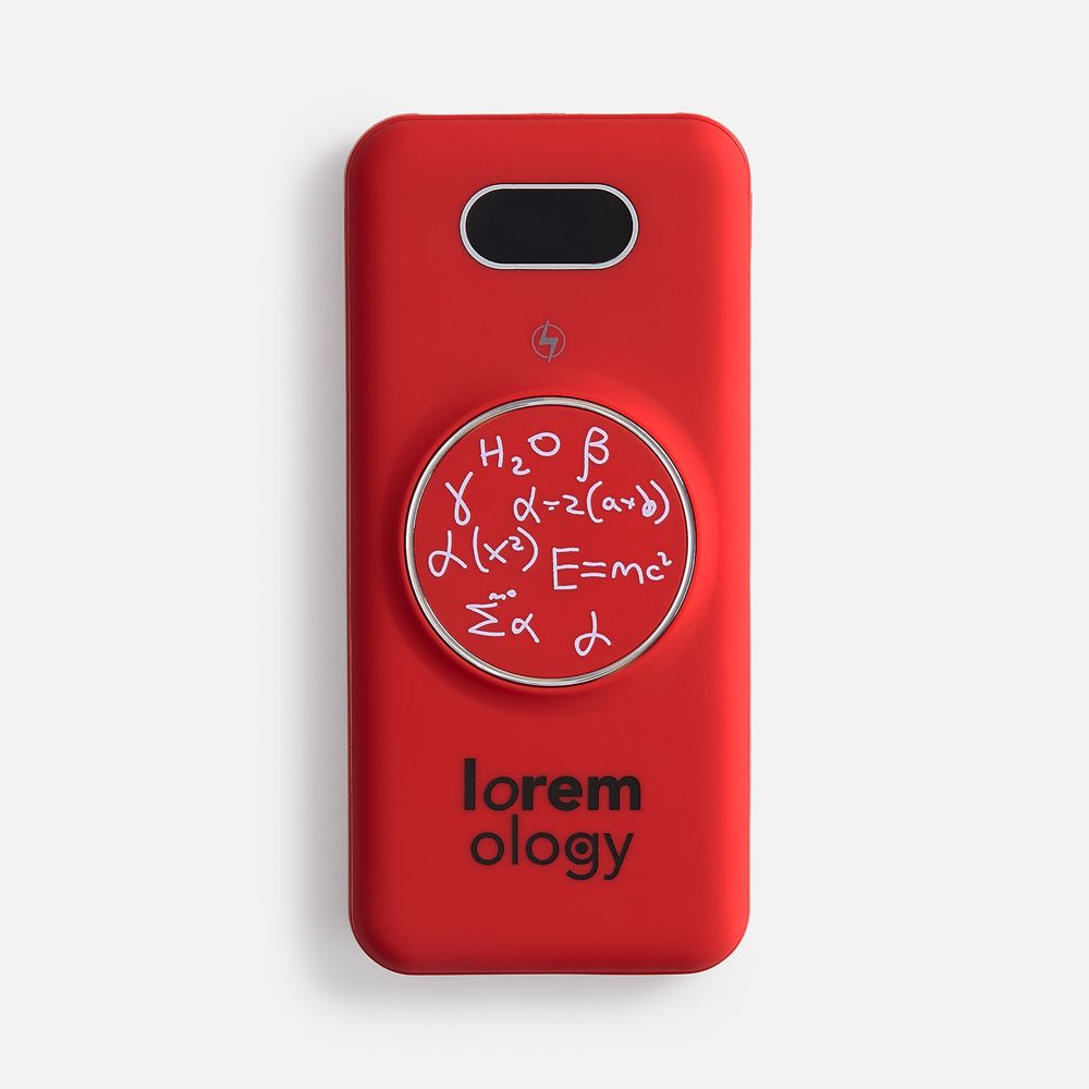 Аккумулятор Omni Qi 10000 мАч, ver.2, красный / Миниатюра нанесения (1000)