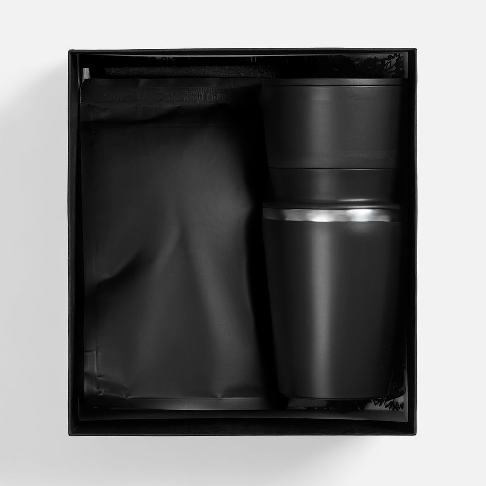 Набор Kroom Coffee, черный / Миниатюра WWW (1000)