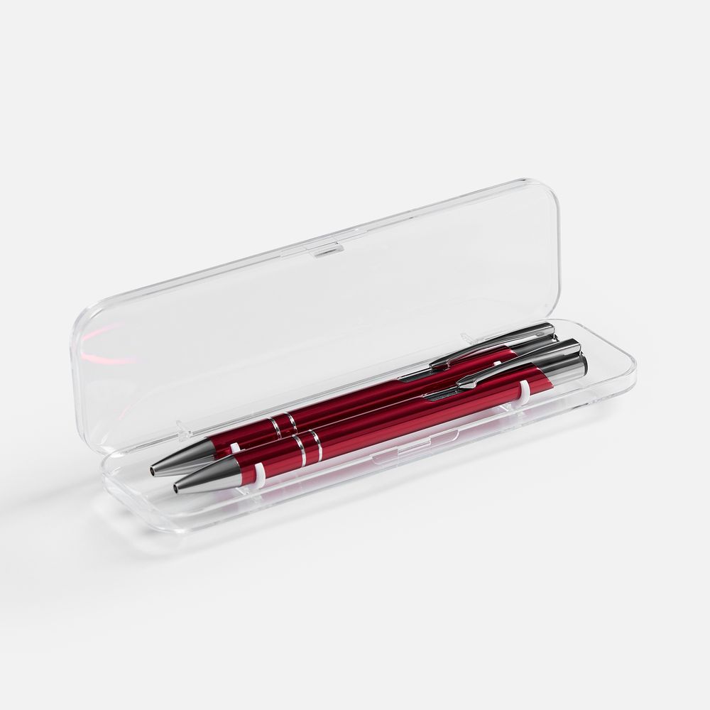 Набор из 2 ручек Keskus, красный / Миниатюра WWW (1000)