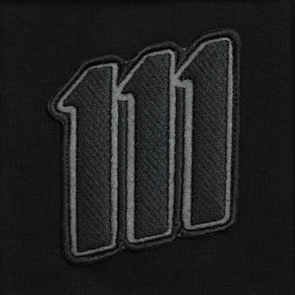 Шеврон из фетра Felt M, серый / Миниатюра нанесения (1000)