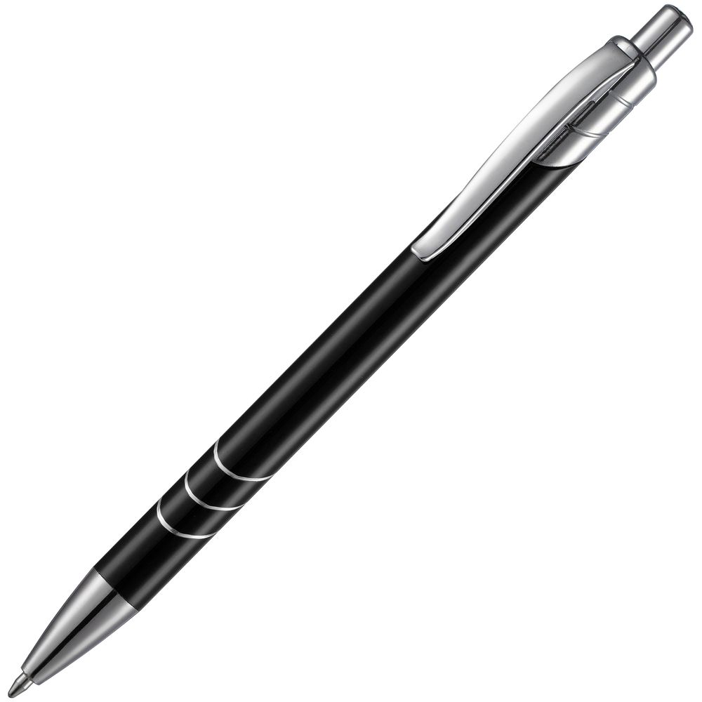 Ручка шариковая Underton Metallic, черная / Миниатюра WWW (1000)