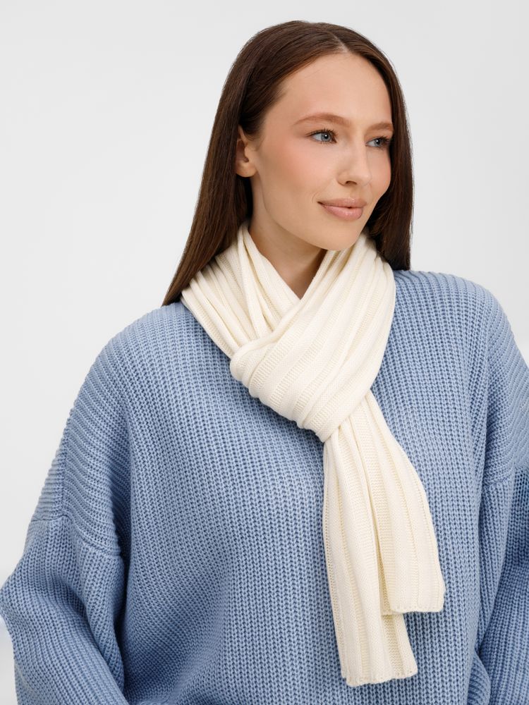 Шарф Metelitsa, белый (молочный) / Миниатюра WWW (1000)