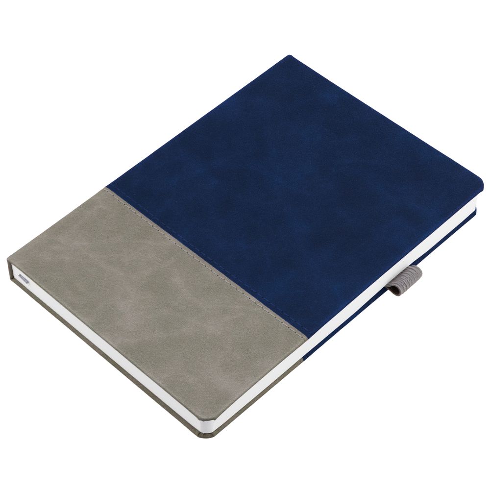 Ежедневник Horizon, недатированный, серый с синим / Миниатюра WWW (1000)