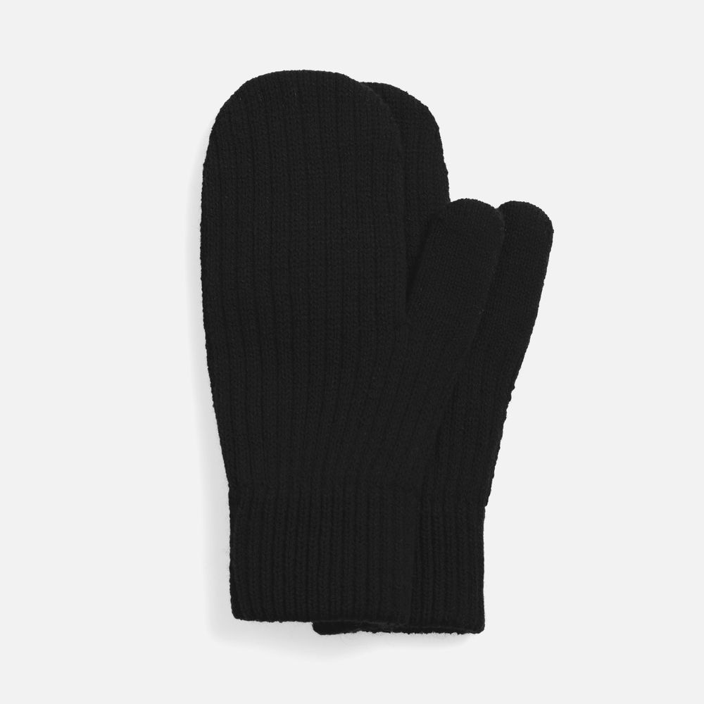 Варежки HappyGo, черные / Миниатюра WWW (1000)