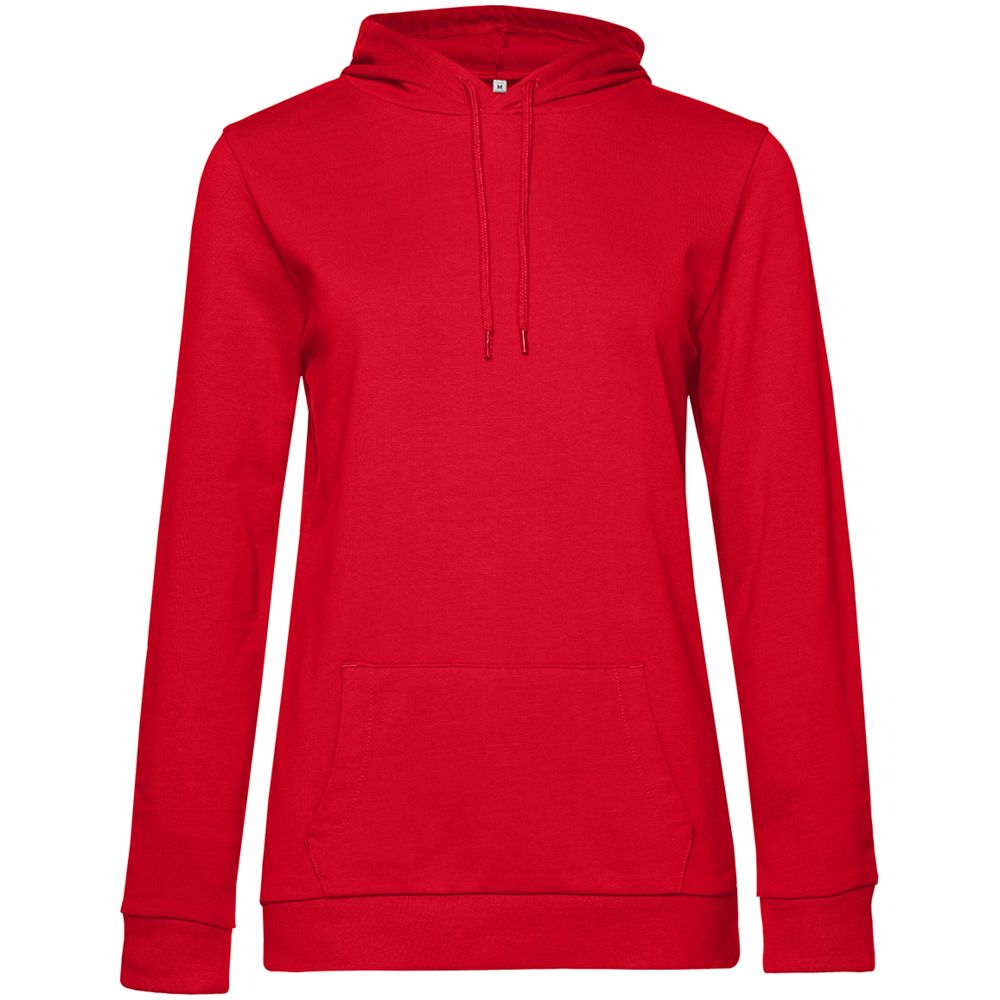 Толстовка с капюшоном женская Hoodie, красная / Миниатюра WWW (1000)