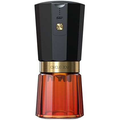 Портативная кофемолка Electric Coffee Grinder, черная с оранжевым / Миниатюра WWW (1000)