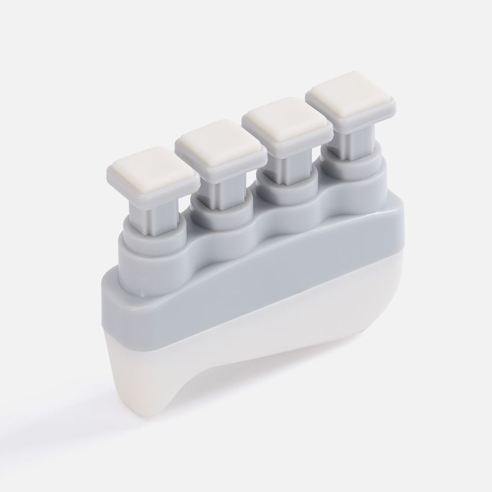 Эспандер кистевой FingerTap, серый с белым / Миниатюра WWW (1000)