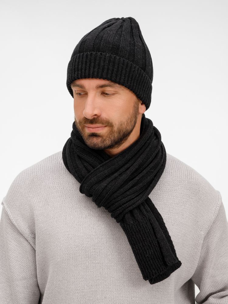 Шарф Bellish, черный / Миниатюра WWW (1000)