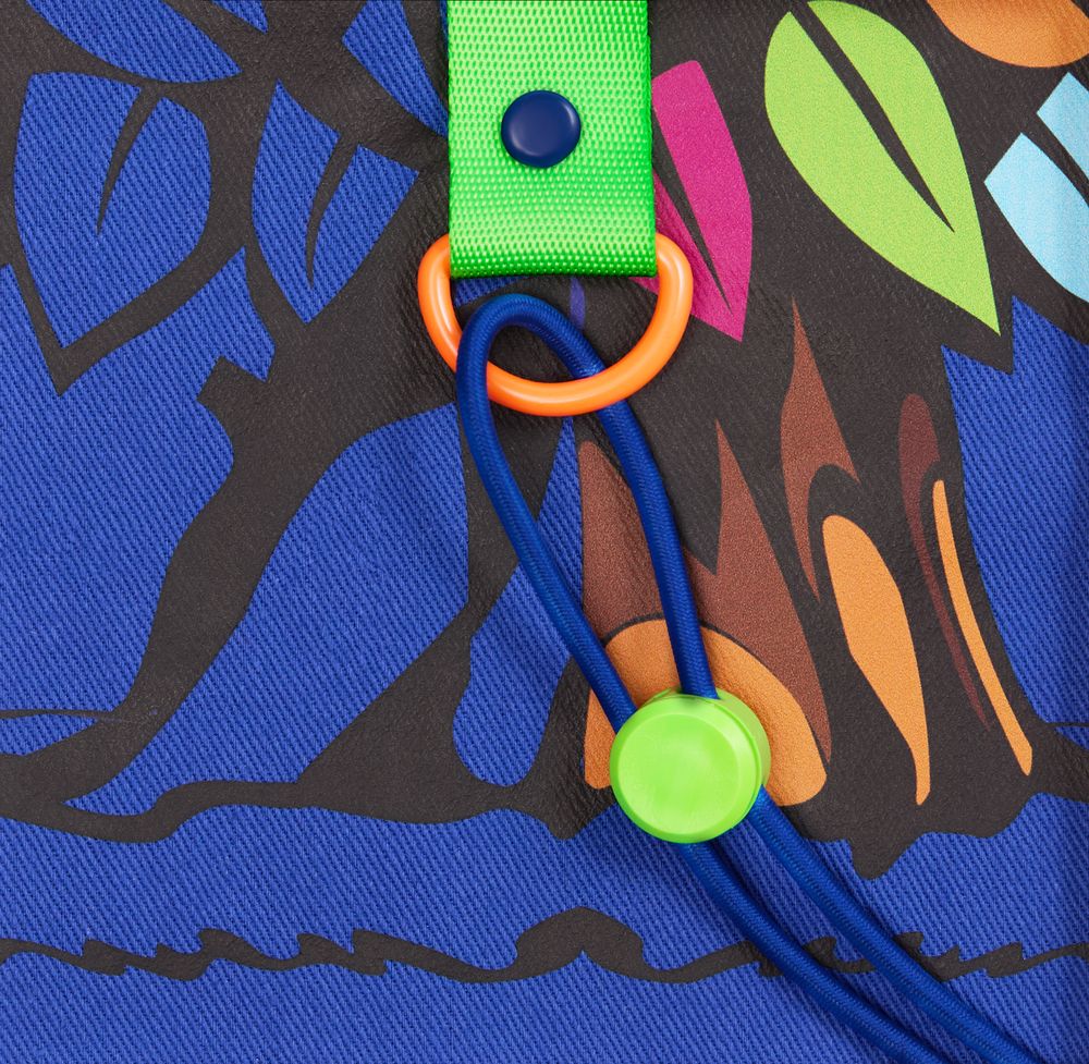 Круглая резинка Chapu S, синяя, 50 см / Миниатюра нанесения (1000)