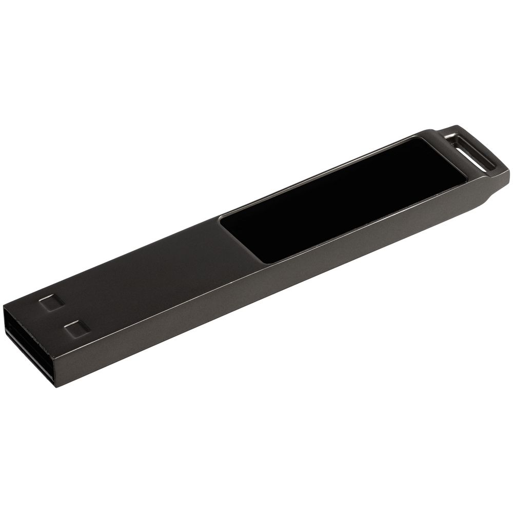 Флешка markBright Black с синей подсветкой, 32 Гб / Миниатюра WWW (1000)