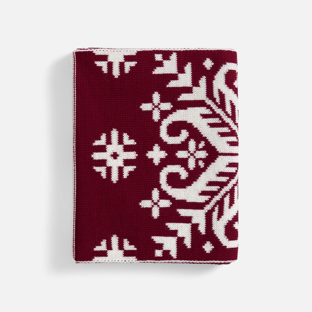 Шарф Wintertude M, красный с белым / Миниатюра WWW (1000)