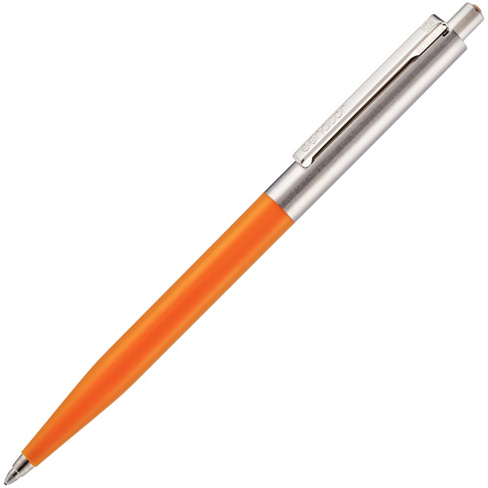 Ручка шариковая Senator Point Metal, ver.2, оранжевая / Миниатюра WWW (1000)