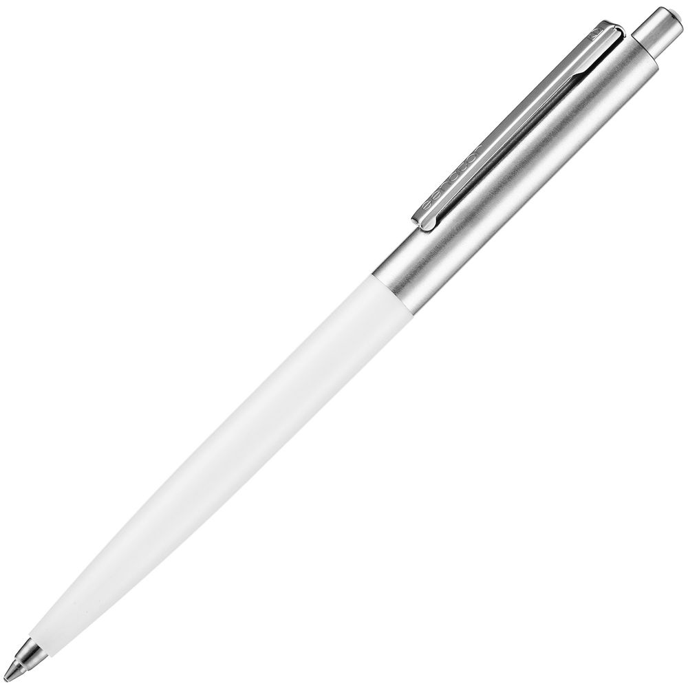 Ручка шариковая Senator Point Metal, ver.2, белая / Миниатюра WWW (1000)