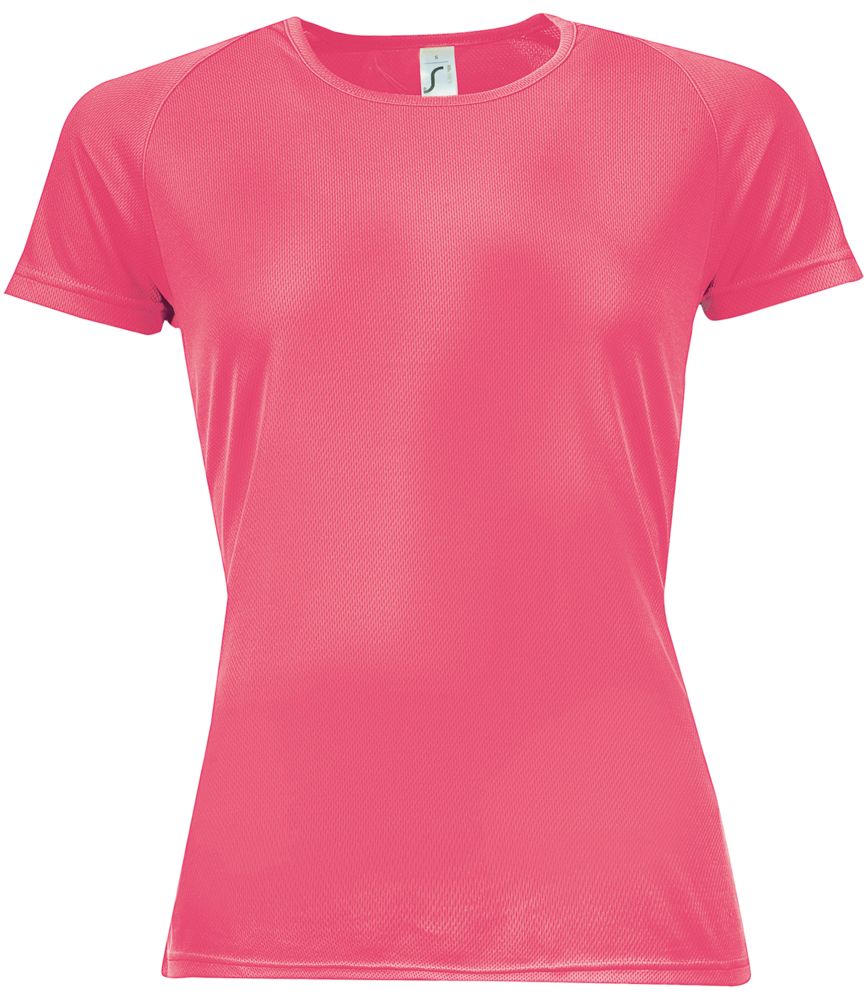 Футболка женская Sporty Women 140, розовый коралл / Миниатюра WWW (1000)
