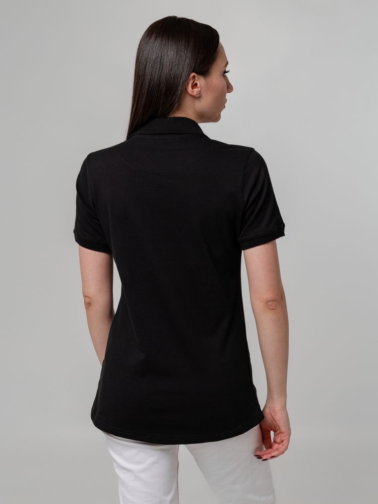 Рубашка поло женская Virma Stretch Lady, черная / Миниатюра WWW (1000)