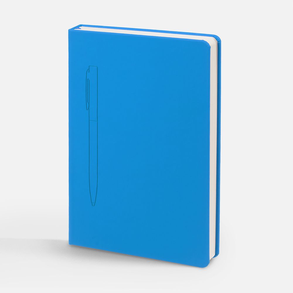 Ежедневник Magnet Shall, недатированный, голубой / Миниатюра WWW (1000)