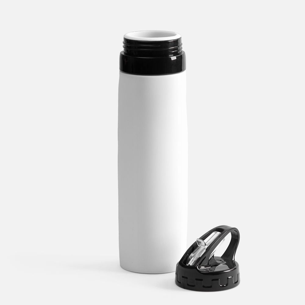 Складная бутылка для воды Langfossen, белая / Миниатюра WWW (1000)