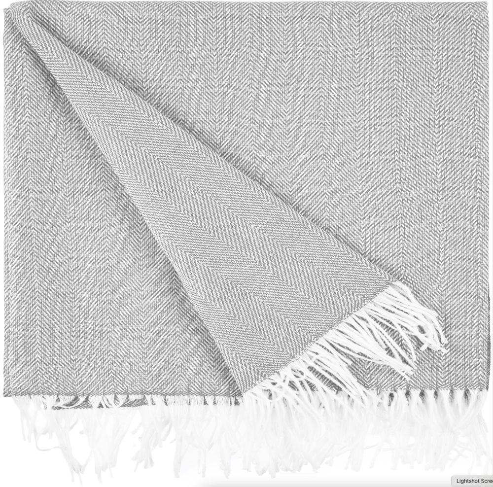 Плед «Гирвас», светло-серый / Миниатюра WWW (1000)