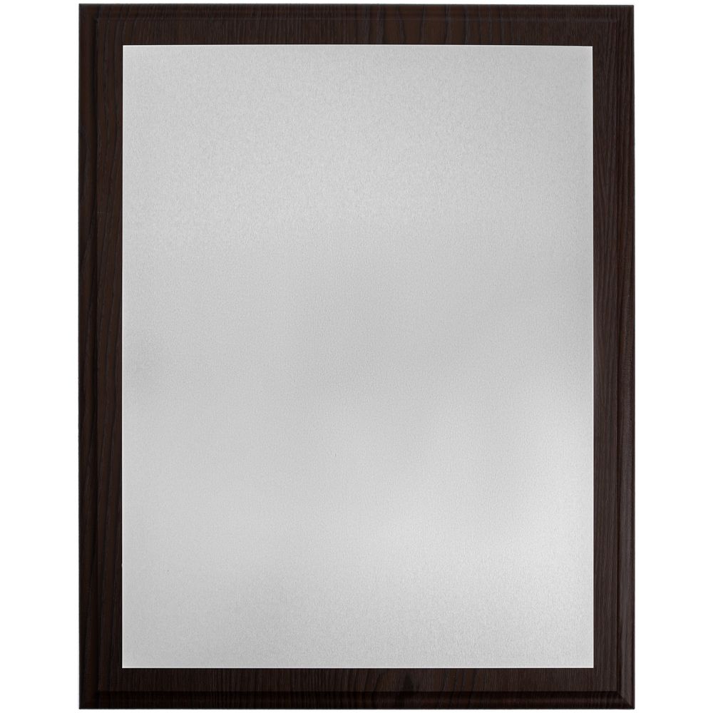 Плакетка Plaque XL, венге с серебристой пластиной / Миниатюра WWW (1000)