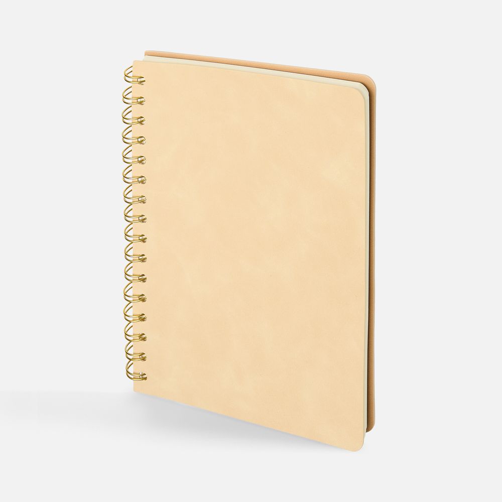 Ежедневник Spiral, недатированный, бежевый / Миниатюра WWW (1000)