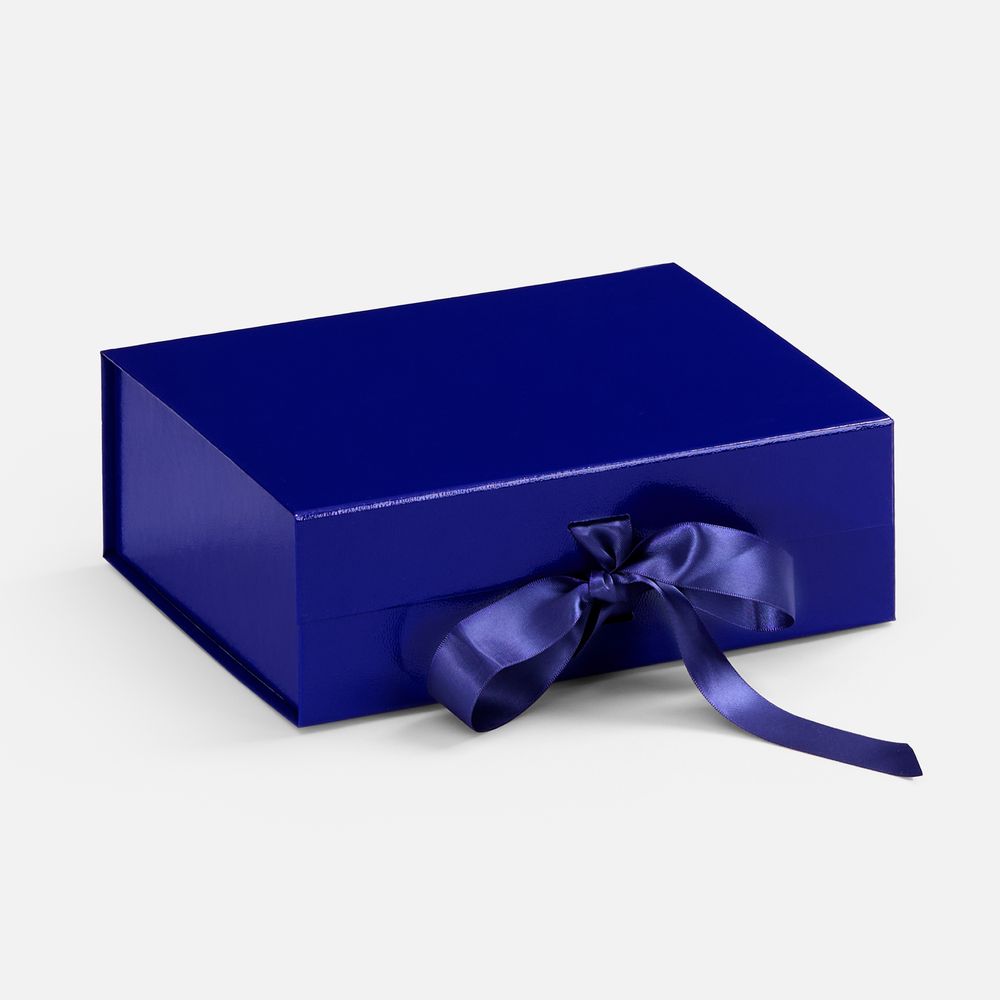 Коробка складная Rusetti, S, синяя / Миниатюра WWW (1000)