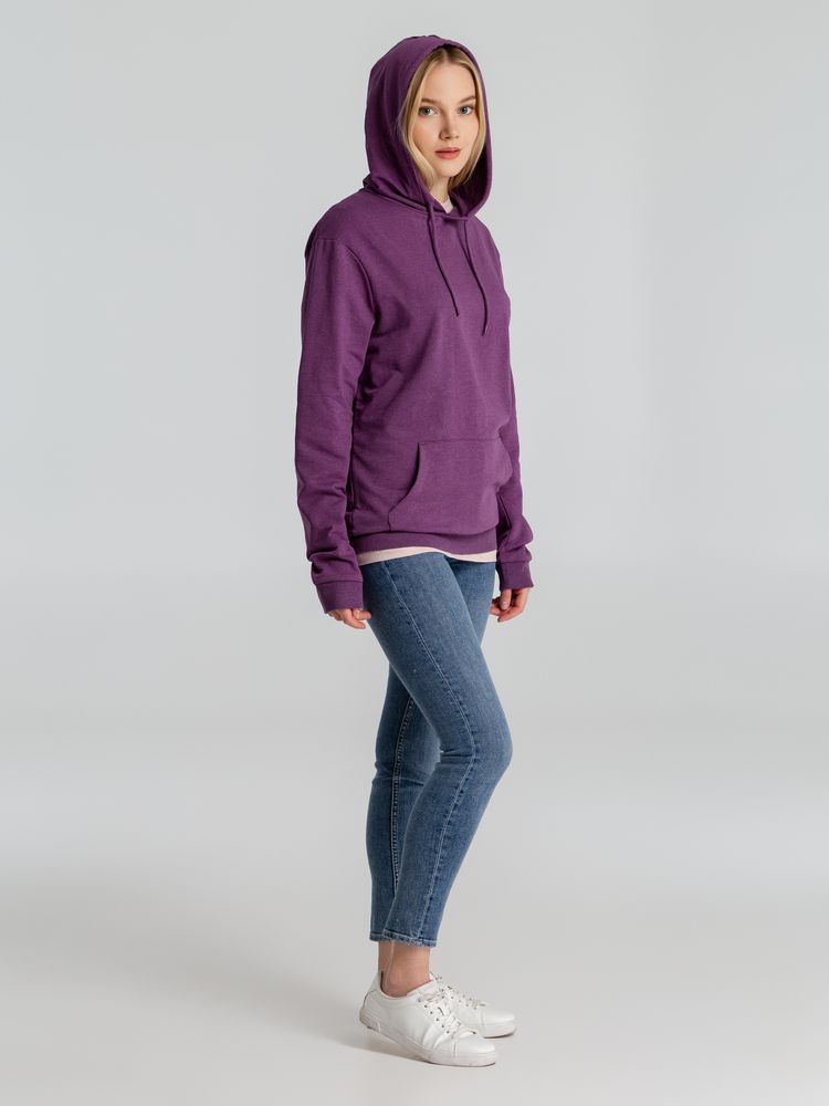 Толстовка с капюшоном унисекс Hoodie, фиолетовый меланж / Миниатюра WWW (1000)