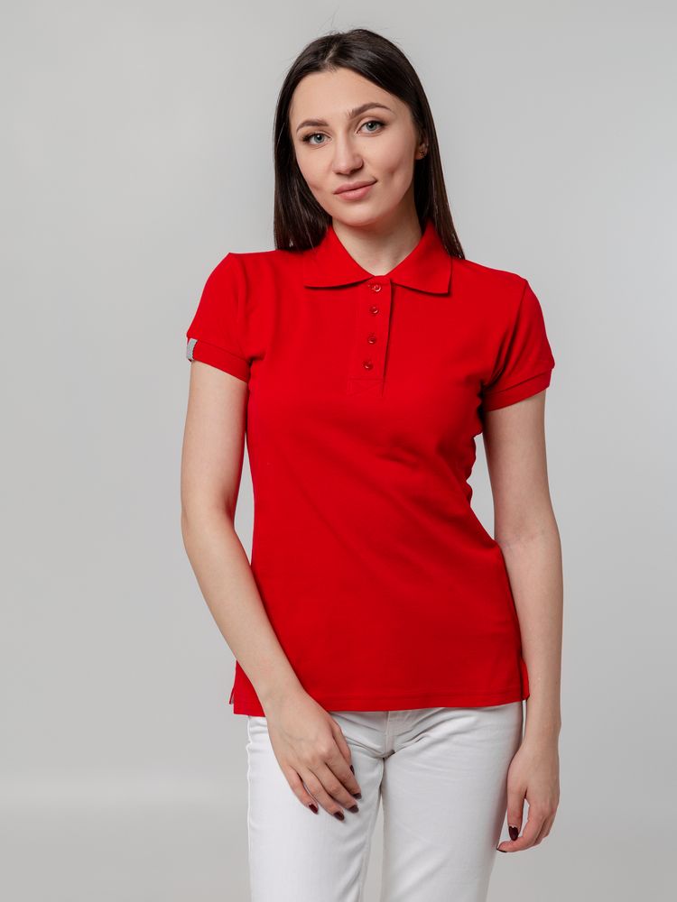 Рубашка поло женская Virma Premium Lady, красная / Миниатюра WWW (1000)