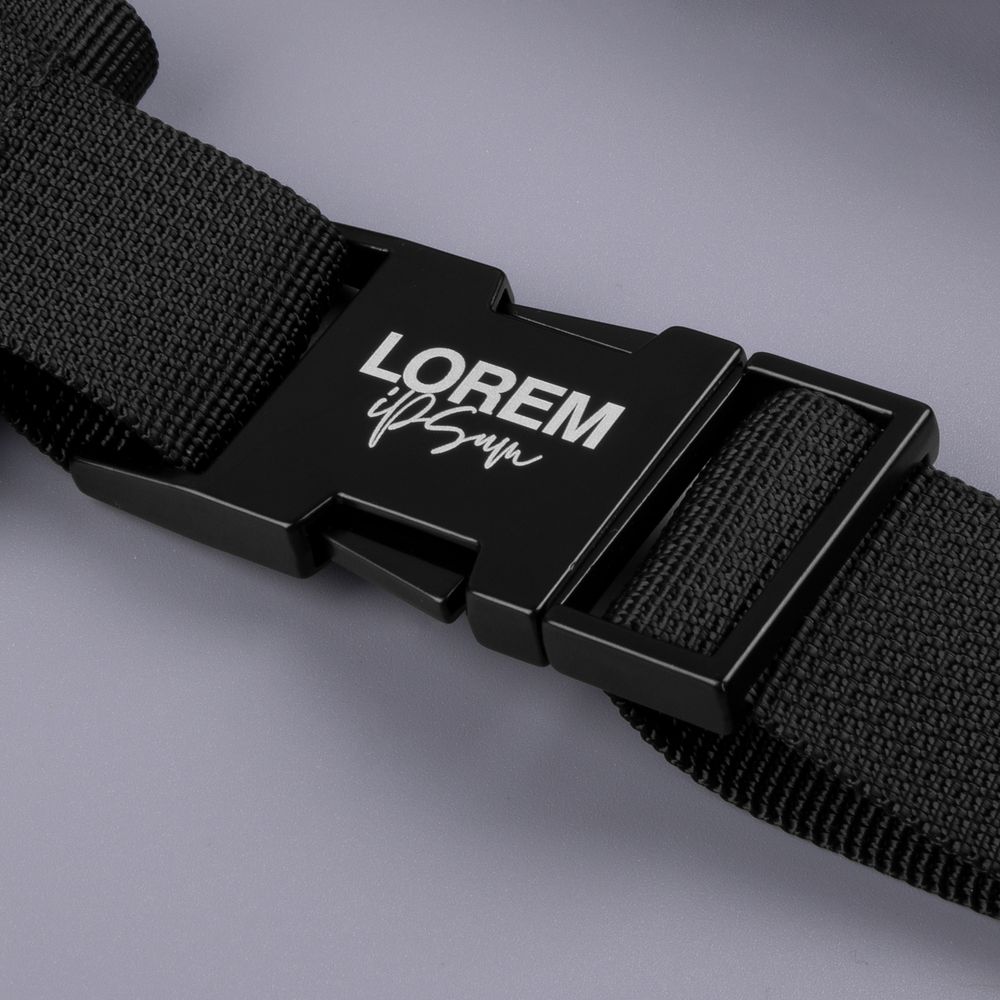 Поясная сумка Traffic, черная / Миниатюра нанесения (1000)