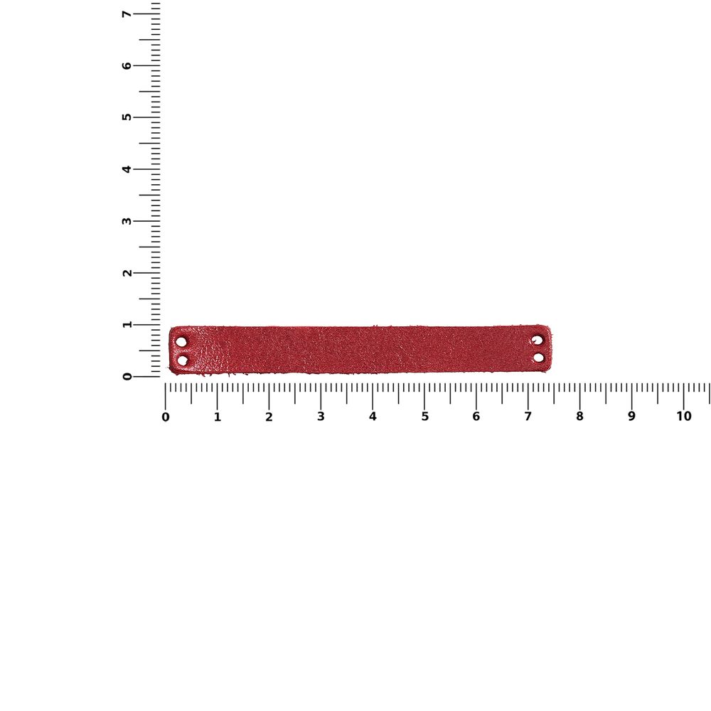 Лейбл кожаный Beta, XS, красный / Миниатюра WWW (1000)