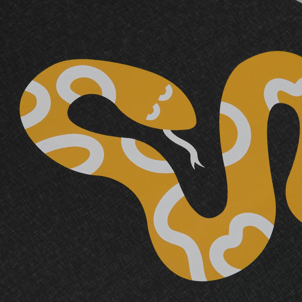 Зонт складной Classic, черный / Миниатюра нанесения (1000)