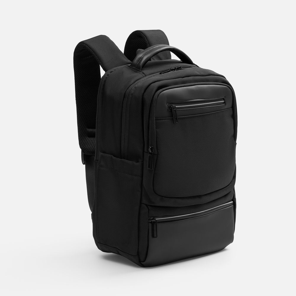 Рюкзак neoPolis, черный / Миниатюра WWW (1000)