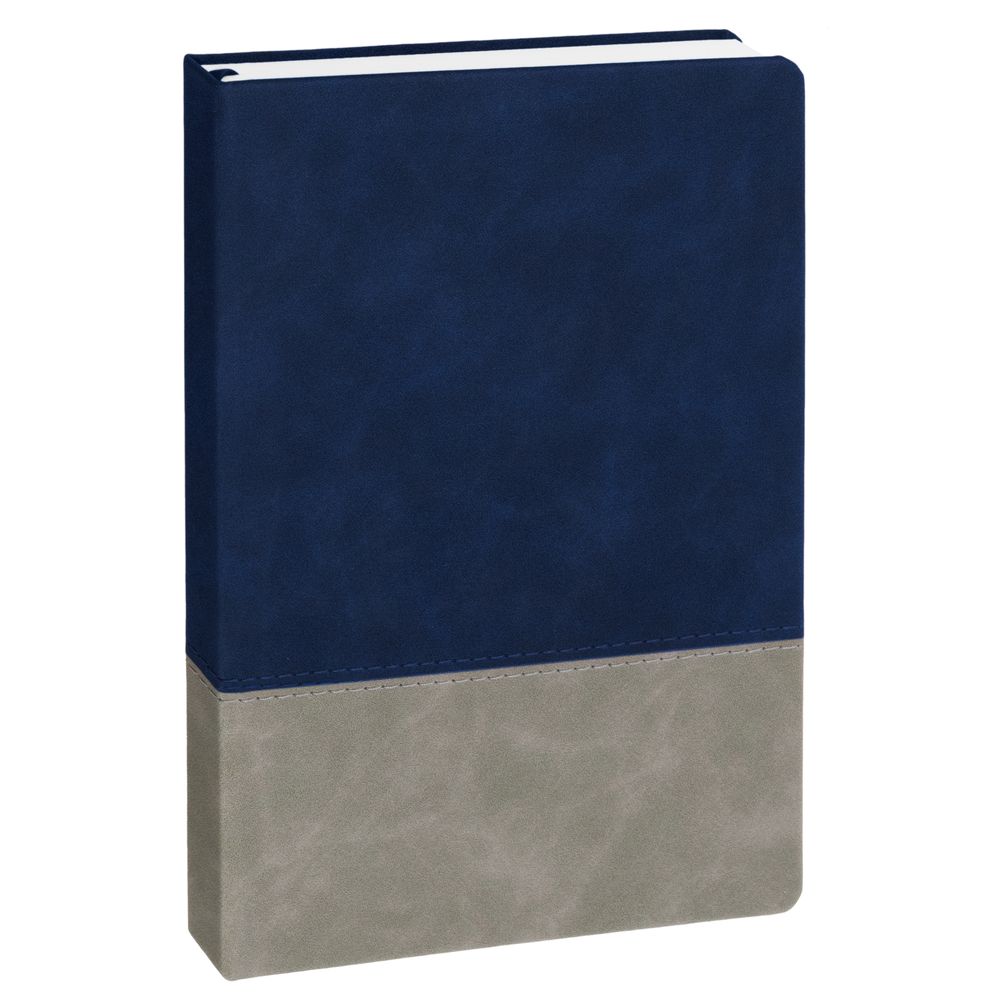 Ежедневник Horizon, недатированный, серый с синим / Миниатюра WWW (1000)