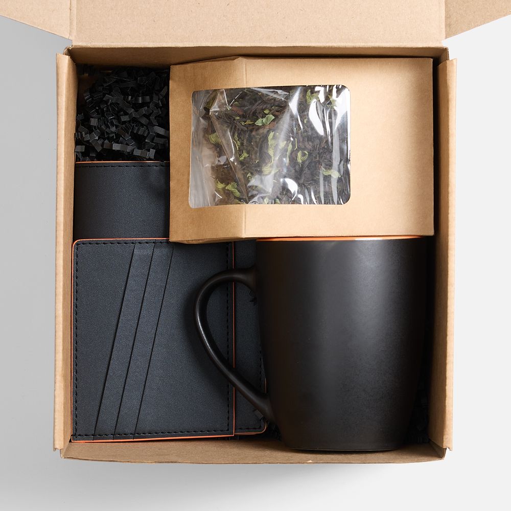 Набор Multimo Tea, черный с оранжевым / Миниатюра WWW (1000)