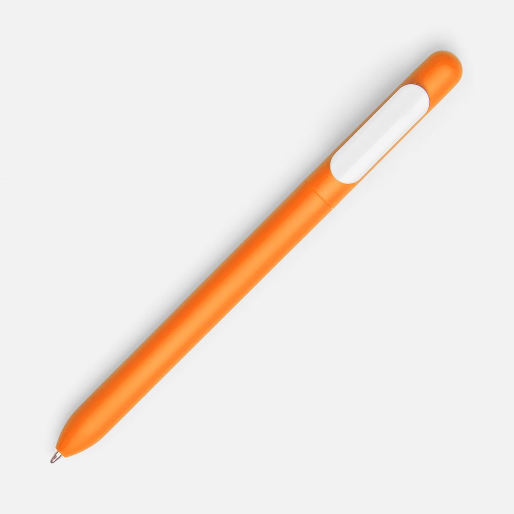 Ручка шариковая Slider Soft Touch, неоново-оранжевая с белым / Миниатюра WWW (1000)