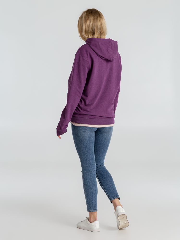 Толстовка с капюшоном унисекс Hoodie, фиолетовый меланж / Миниатюра WWW (1000)