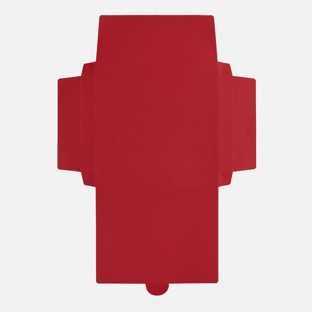 Коробка самосборная Flacky, темно-красная / Миниатюра WWW (1000)