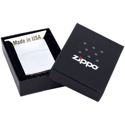 Зажигалка Zippo Classic High Polish, серебристая / Миниатюра WWW (1000)