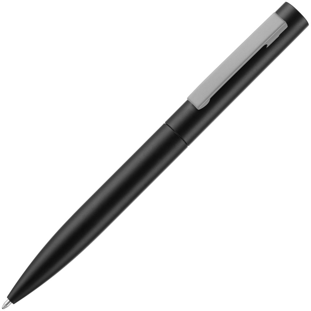 Ручка шариковая Inkolor, черная с серым / Миниатюра WWW (1000)
