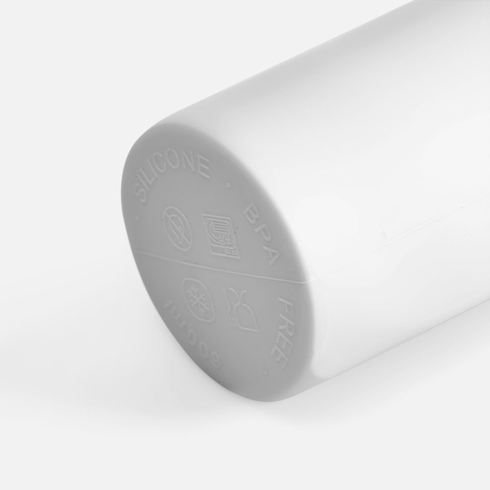 Складная бутылка для воды Langfossen, белая / Миниатюра WWW (1000)